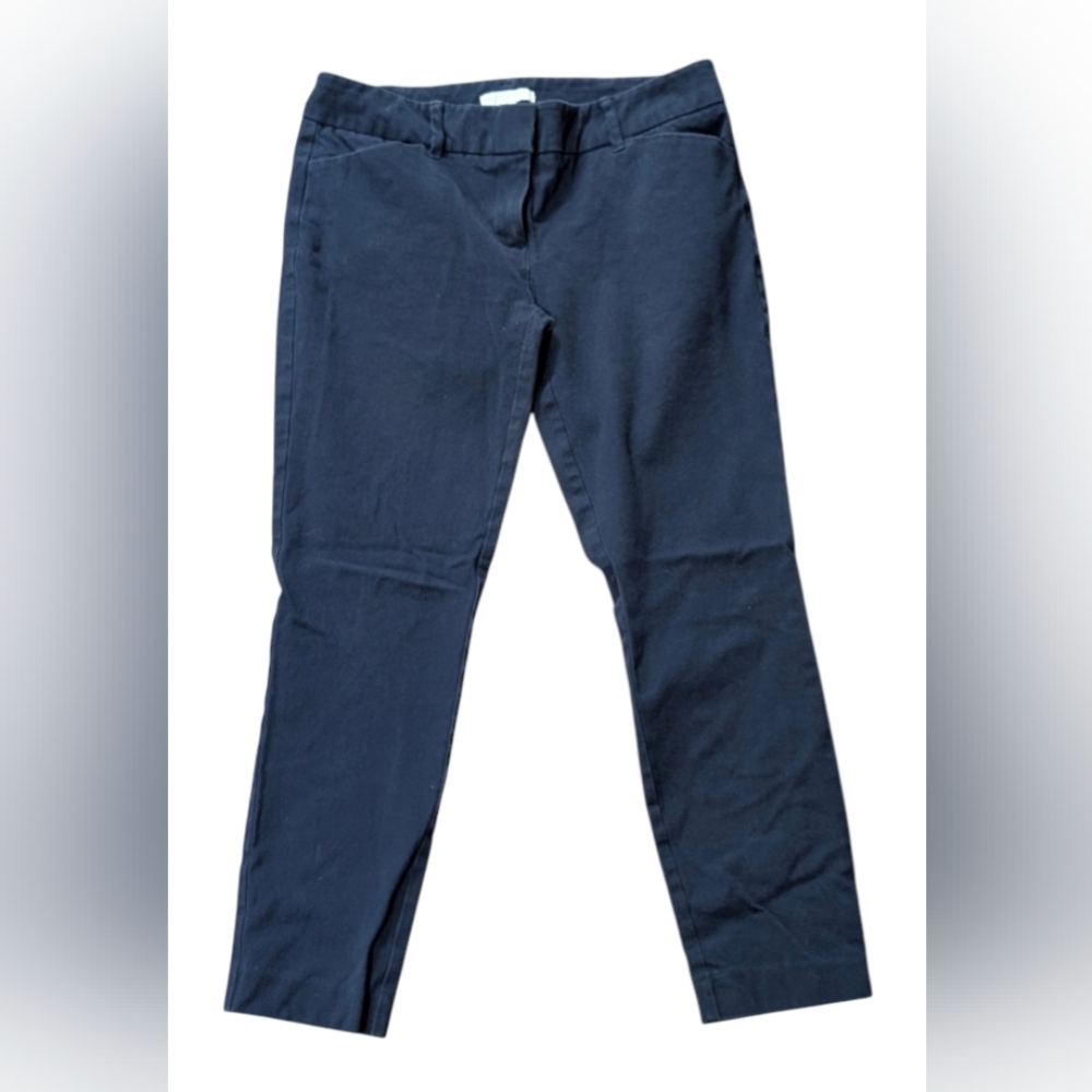 New York And Company Navy Pants High-Rise